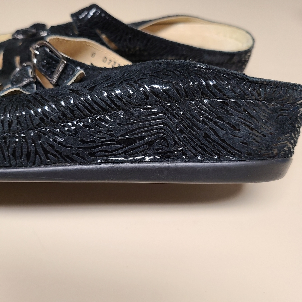 Berkemann Hassel zebra print sandals size 6 - Picture 4 of 9